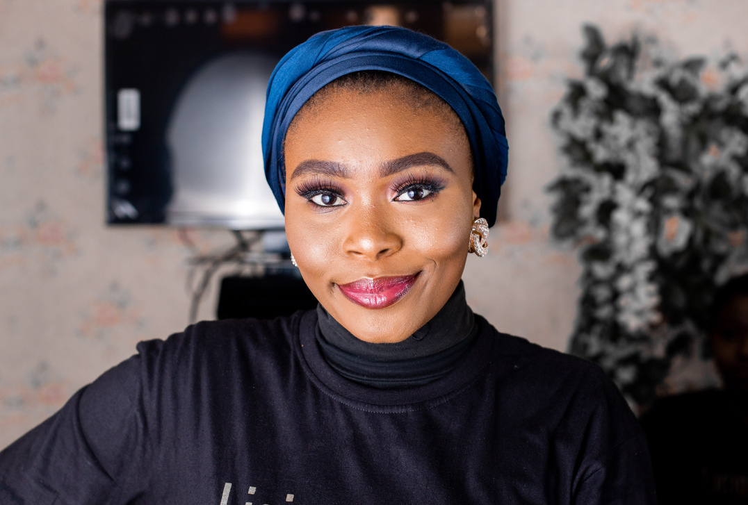 Portrait Shot of a Woman in a Turban